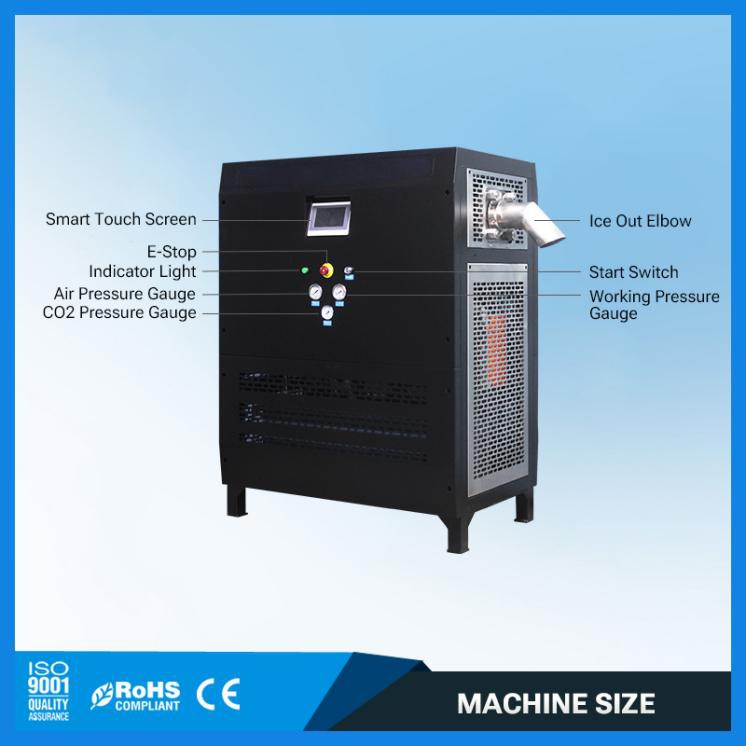 Индустријски пелетер за суви лед 200 кг/х